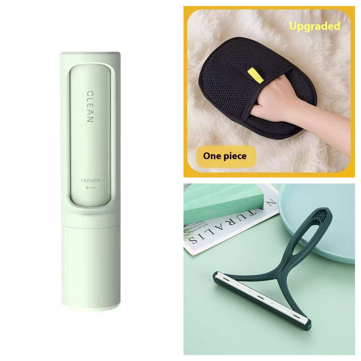 Brosse Anti-Poils Auto-Nettoyante pour Chat & Chien